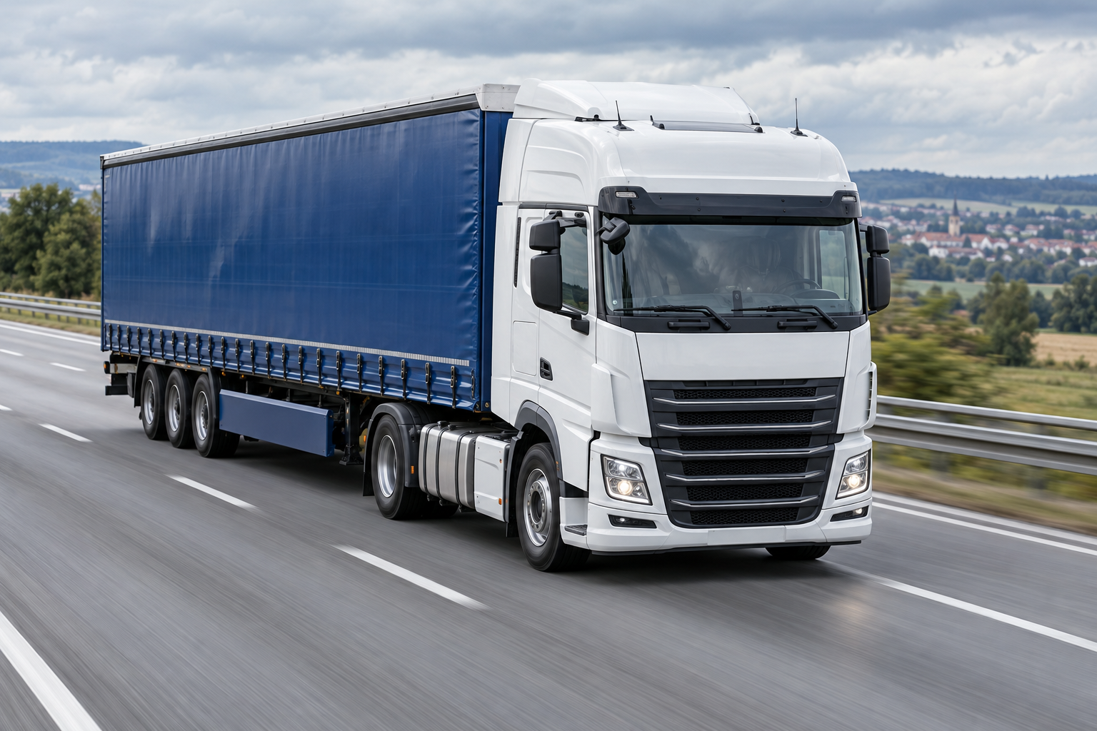 Lkw auf einer Straße